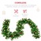Best Choice Products 9Ft Pre-Lit Christmas Garland W/ 2-In-1 Led Lights